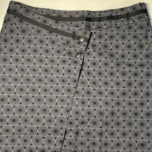 Oxford Golf Asymmetrical Skort Black Size 8